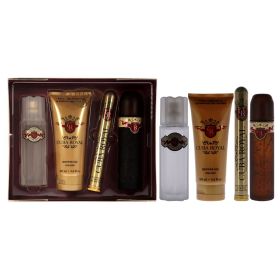 Cuba Royal by Cuba for Men - 4 Pc Gift Set 3.3oz EDT Spray, 1.17oz EDT Spray, 3.3oz After Shave, 6.7oz Shower Gel Cuba Royal by Cuba for Men - 4 Pc Gift Set 3.3oz EDT Spray, 1.17oz EDT Spray, 3.3oz After Shave, 6.7oz Shower Gel